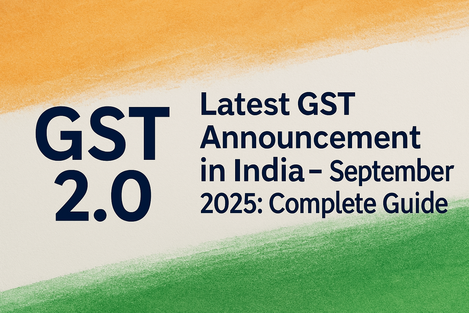Infographic illustrating India’s GST 2.0: 0 % on essentials, 5 % on FMCG, 18 % on autos & durables, and 40 % on luxury/sin goods.https://globalaware.in/discover-gst-2-0-two-tax-slabs-at-5-18-40/
